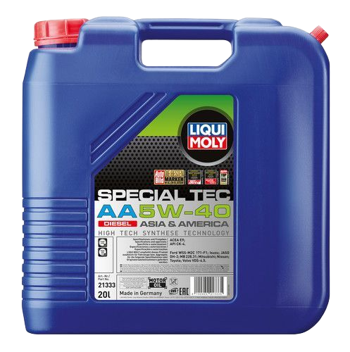 Моторное масло Liqui Moly Special Tec AA Diesel 5W-40, 20л